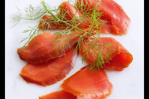 Smoked Alaska salmon